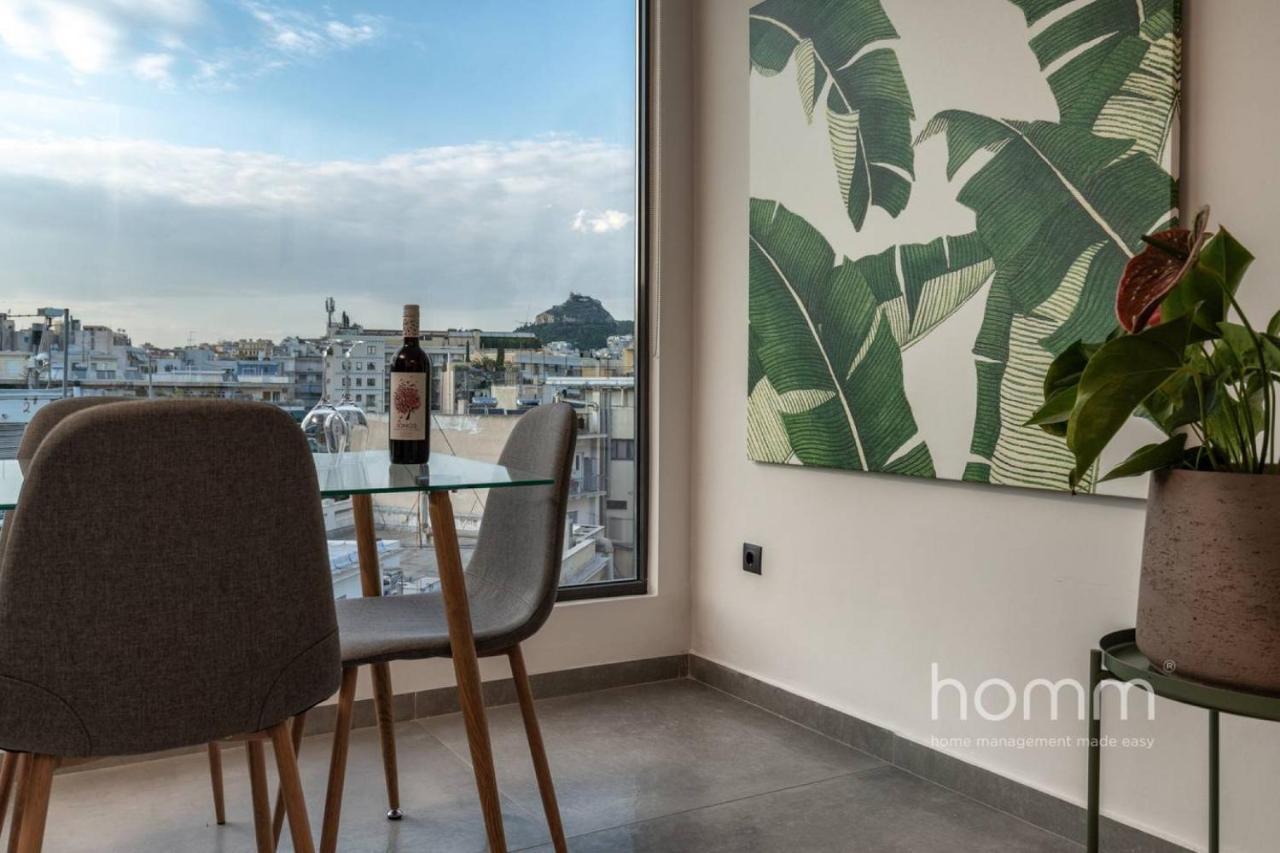 59M² Homm Loft- Penthouse With Acropolis View,2Ppl Lägenhet Aten Exteriör bild