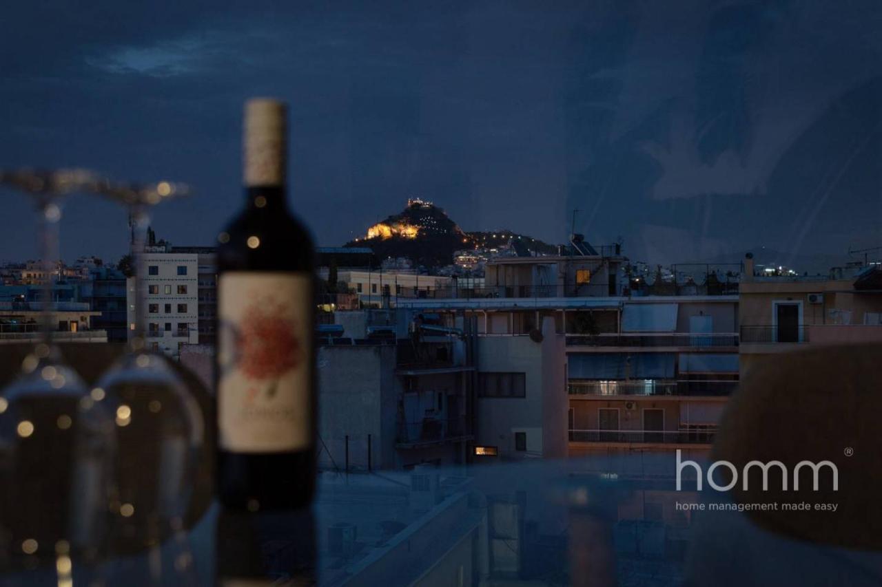 59M² Homm Loft- Penthouse With Acropolis View,2Ppl Lägenhet Aten Exteriör bild