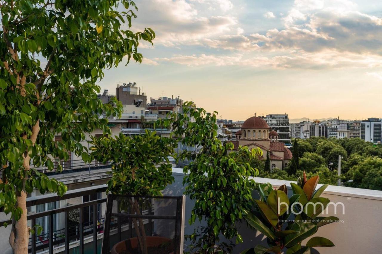 59M² Homm Loft- Penthouse With Acropolis View,2Ppl Lägenhet Aten Exteriör bild