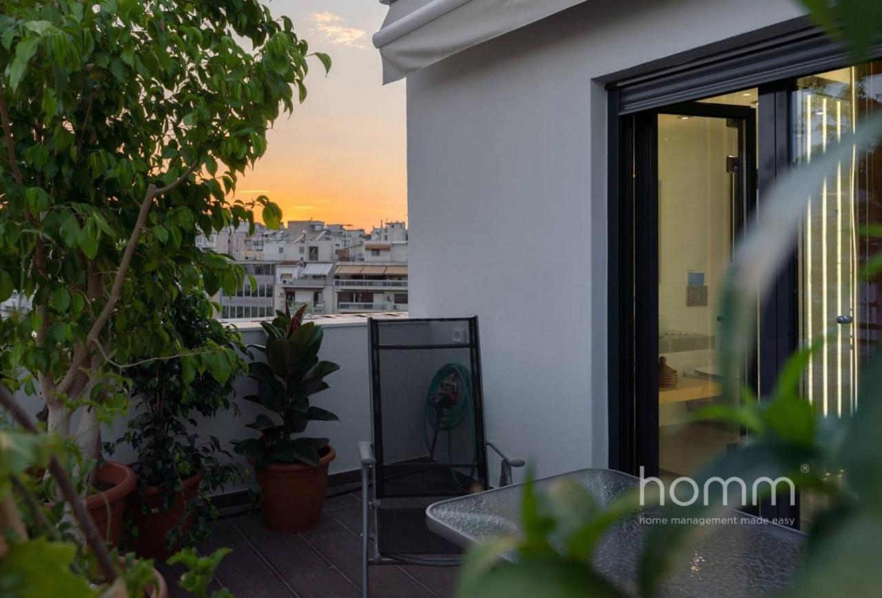 59M² Homm Loft- Penthouse With Acropolis View,2Ppl Lägenhet Aten Exteriör bild